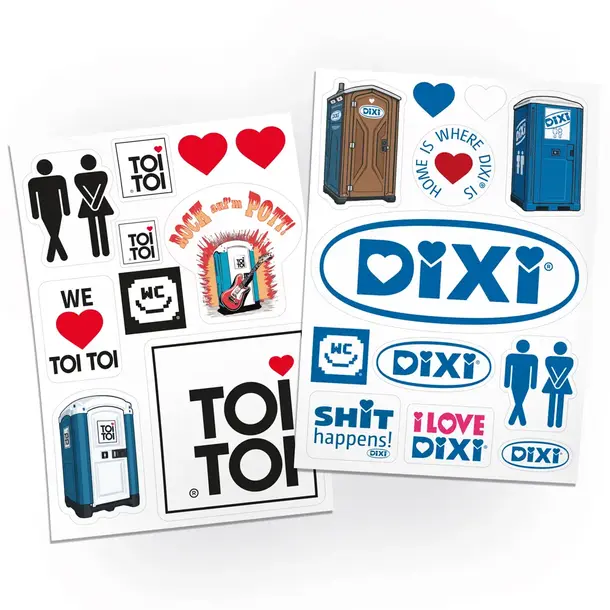 Aufkleber-Set DIXI® und TOI TOI®